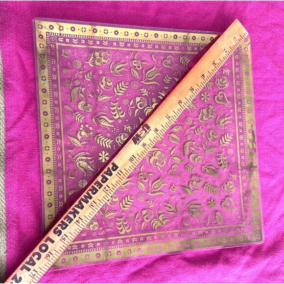 Georges Briard 3 Piece Clear Glass & Gold Plated Decorative Tray Set - Picture 8 of 16